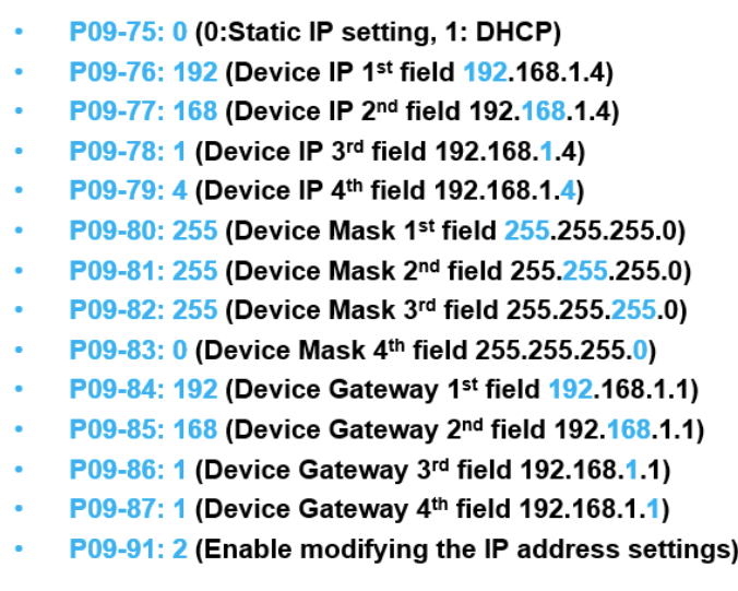 Ustawienie adresu IP karty CMM-EIP02