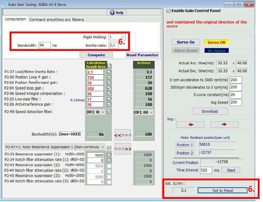 autotuning serwonapędów A2_8